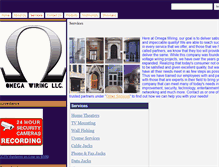 Tablet Screenshot of omegawiringllc.com